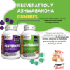 Gomitas - Combo Resveratrol y Ashawagandha