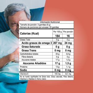 Gomitas Omega 3 y Vitamina E x60