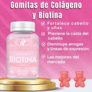 Gomitas Biotina + Vitamina E x 60 unid