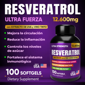 Resveratrol x 100 Softgels